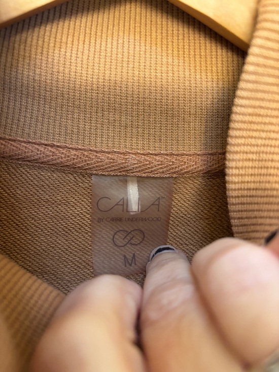 CALIA by Carrie Underwood Brown Sweatshirt & Jogger Set Size Medium Loungewear - Picture 3 of 16